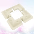 thumbnail image 1 of 4pcs/set Solar Panel Mounting Bracket White Corner Mounting Bracket Stand Support for Caravan Van Vehicle, 1 of 6