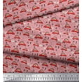 thumbnail image 2 of Soimoi Poly Georgette Fabric Car & Owl Cartoon Print Sewing Fabric Yard 42 Inch Wide, 2 of 3