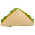 thumbnail image 4 of Peluche de sándwich con forma de comida, almohada de peluche para espalda, decoración de habitación, única y divertida para niños, adultos, sofá,, 4 of 8