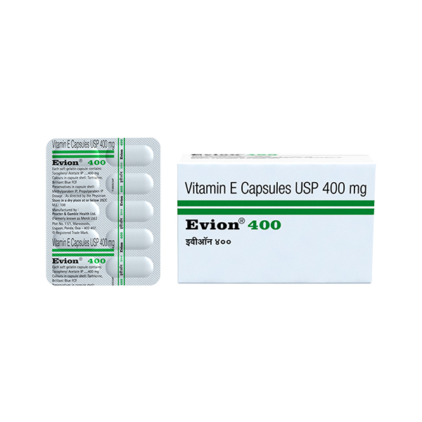 Evion Capsules 400mg Vitamin E (50 Caps)