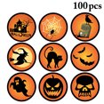 thumbnail image 1 of 10 Sheets Halloween Sticker Assorted Self Adhesive Sticker Decorative Sticker, 1 of 8