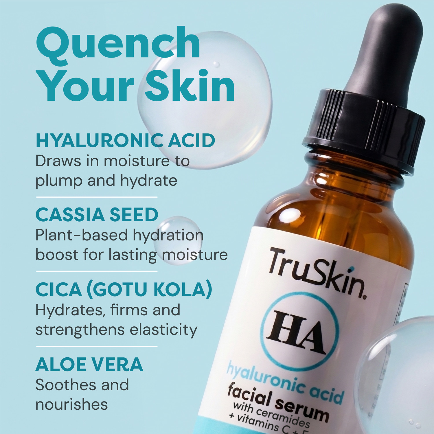 TruSkin Hyaluronic Acid Serum for Face, 0.4 fl oz photo 3