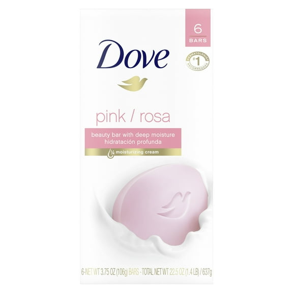 Dove Beauty Bar Pink 3.75 oz 6 Bars