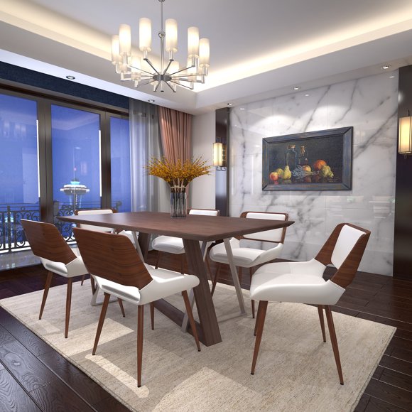 DRAKE HUDSON PUWT 7PC DINING SET