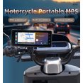 thumbnail image 4 of BQCC 6.86'' Reproductor portátil inalámbrico para motocicleta Carplay Android Auto con doble BT DVR IP65 a prueba de agua Multimedia Radio inteligente para automóvil, 4 of 5