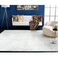 thumbnail image 3 of SAFAVIEH Abstract Brock Geometric Area Rug, Gray/Ivory, 10' x 14', 3 of 12