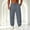 Dark Gray, variant on Sweatpants For Men Solid Color Jogger Pants With Ribbed Cuffs Soft Knit Athletic Sweatpants With Side Pockets