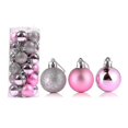 thumbnail image 1 of 24pcs Christmas Ball Delicate Reusable High Gloss Xmas Tree Decor Ball Pendant Home Decor, 1 of 5
