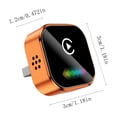 thumbnail image 2 of 2-in-1 Smart Car Box with Voice Control Ambient Light, Wireless Android Auto Adapter & CarPlay Module for Vehicle Infotainment, Premium Metal Housing for Smart Driving, 2 of 6