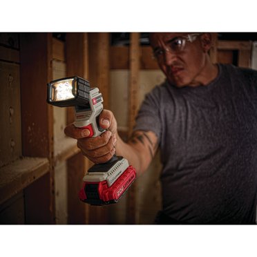 PORTER-CABLE 20V MAX* LED Work Light (Tool Only, Model PCC700B) – Bright Portable Jobsite Lighting
