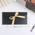 thumbnail image 5 of Black Decorative Envelopes 20 Pcs Paper Invitation Envelopes with Ribbon Bow Gift Card Holders Thicken Greeting Envelope Set Wedding Party Favors Birthday Festival Supplies By Topboutique, 5 of 7
