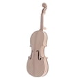 thumbnail image 4 of Conjunto de Violín 4/4 Gloria DIY Inacabado Piezas de Repuesto Tamaño Completo Set de montaje de violín inacabado, 4 of 9