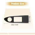 thumbnail image 3 of 2pcs Car Window Lift Trim Switch Panel Stickers Cover Trim Carbon Fiber Pattern Black for Dodge Challenger 08-14, 3 of 7