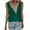 Green, variant on Bigersell Cute Summer Tops for Women Fashion Womens Casual Solid Color V-Neck Tank Tops Sleeveless Lace Stitching Vest Tops Women Peplum Round Neck Short Sleeve Beach Shirts Style B24163, Wine S