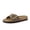 Moss, variant on Leeds 100% Genuine Leather Suede Womens Sandals, Comfortable Slides for Women with Adjustable Statement Buckle
