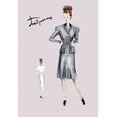 thumbnail image 2 of Unknown 11x14 White Modern Wood Framed Museum Art Print Titled - Smart Indigo Suit, 1947, 2 of 4