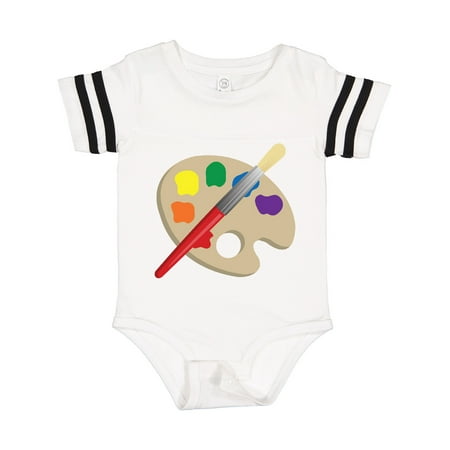 

Inktastic Artist Palette and Brush Gift Baby Boy or Baby Girl Bodysuit