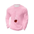 thumbnail image 2 of Ceisia Men Casual Fashion Print Round Neck Pullover Long Sleeve Sweatshirt Gift, 2 of 6