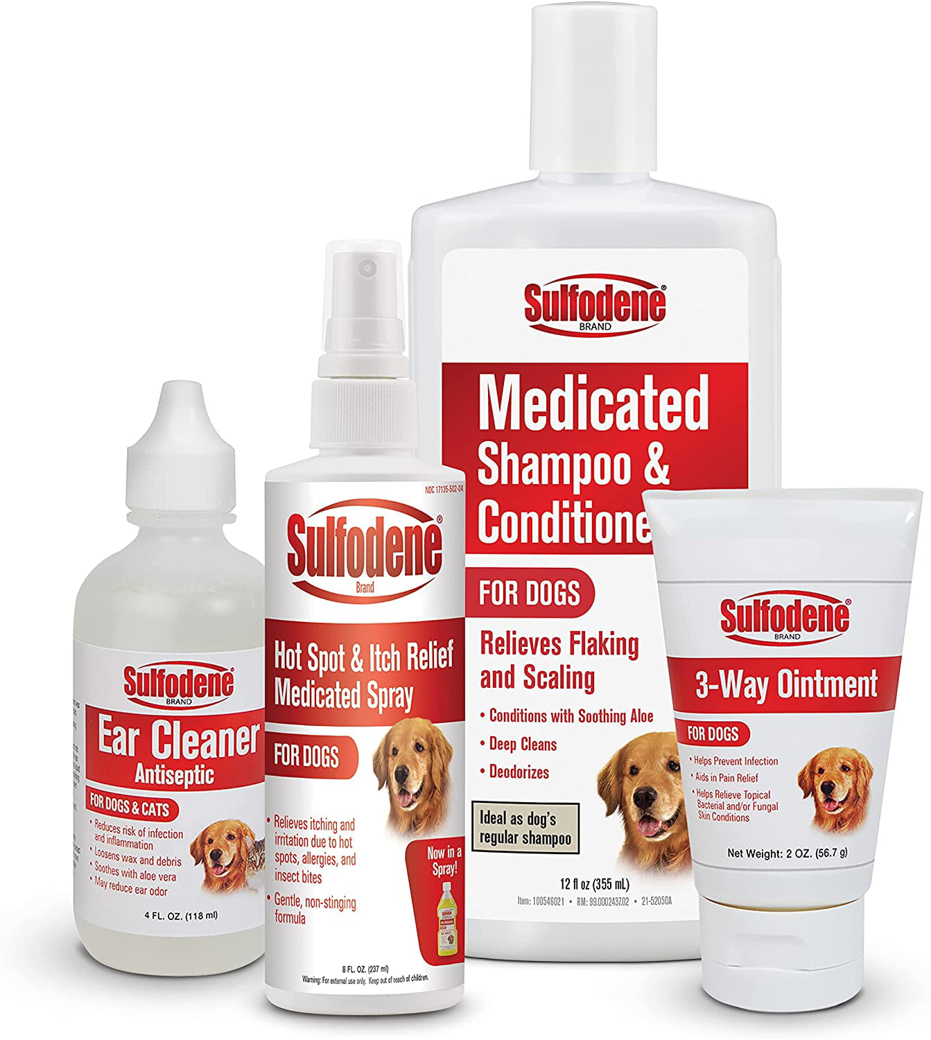Sulfodene Brand Ear Cleaner for Dogs & Cats, 4 Oz. - Walmart.com