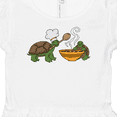 thumbnail image 4 of Inktastic Cute Turtle Chefs Making Soup Girls Baby Dress, 4 of 5