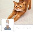 thumbnail image 4 of Rascador para gatitos reutilizable, poste rascador doméstico con bola colgante, 4 of 7