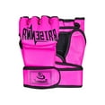 thumbnail image 1 of Guantes de MMA, guantes de kickboxing, guantes de entrenamiento para práctica de boxeo y sparring. Rosa, 1 of 9