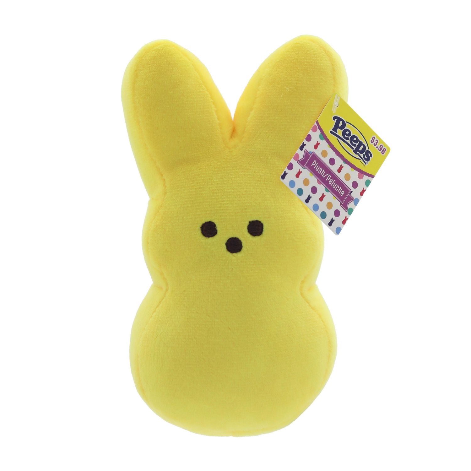 Peeps 6” Plush, Yellow Bunny