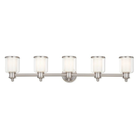 

Livex Lighting - Middlebush - 5 Light Bath Vanity in Traditional Style - 45.5