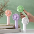 thumbnail image 3 of USB Rechargeable Fan Desk Fan 3Speed Handheld Fan Pocket Fan Hand Fan With 3 Speed For Travel Desk, 3 of 5
