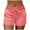 Pink, variant on Bzhegqhd Women's Summer Solid Color Fashionable Drawstring Pocket Sports Shorts