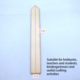 thumbnail image 1 of Wood Sticks Crafts Rectangle Plaque Handmade Embellishment Unfinished Rods Teachers Children Crafting Birthday Card Making Long Type, 1 of 9