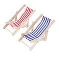 thumbnail image 3 of 6Ensemble Mini Chaises de Plage Modèles pour Enfants Accessoire Photo Maison de Poupée Accessoires Extérieurs, 3 of 9