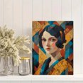 thumbnail image 2 of Qisvanset 12x16 Inch Vibrant Ostrich Portrait Canvas Print Wall Art, 2 of 5