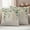 Beige, variant on Sage Green Eucalyptus Leaves Outdoor Waterproof Pillow Covers, Spring Summer Country Plants Decorative Square Throw Pillowcase Sofa Cushion Sham for Patio/Couch/Chair, 16"x16" 2 Pack
