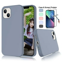 iPhone 13 Case Screen Protector, iPhone 13 Cases Cover, Tekcoo iPhone 13 6.1 " Bumper Case Shock Absorbing Hard Hybrid Slim Thin Cute Cover [Scratch Proof]