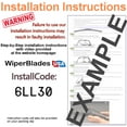 thumbnail image 3 of 2013 Hyundai Santa Fe Wiper Blades (Set of 3) w/Rear Wiper, 3 of 4