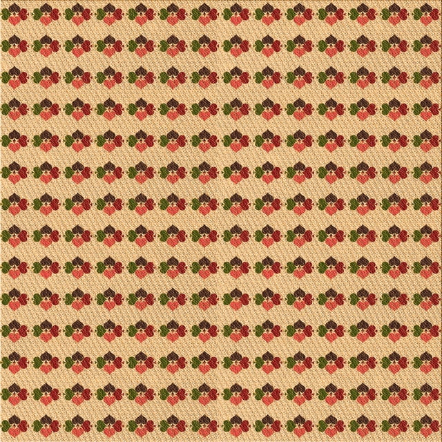 Ahgly Company Tapis d'Intérieur Lavable à la Machine, Carré, Transitionnel, Brun Acajou, Tapis de Zone, 4 Pieds Carré