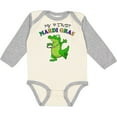 thumbnail image 3 of Inktastic My First Mardi Gras-alligator Boys or Girls Long Sleeve Baby Bodysuit, 3 of 5