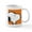 White, variant on CafePress - Fresh Orange Snoopy Mug - 11 oz Ceramic Mug - Novelty Coffee Tea Cup