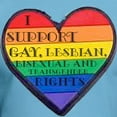 thumbnail image 3 of CafePress - I Support GLBT Rights Fitted T Shirt - Fitted T-Shirt, Vintage Fit Soft Cotton Tee, 3 of 4