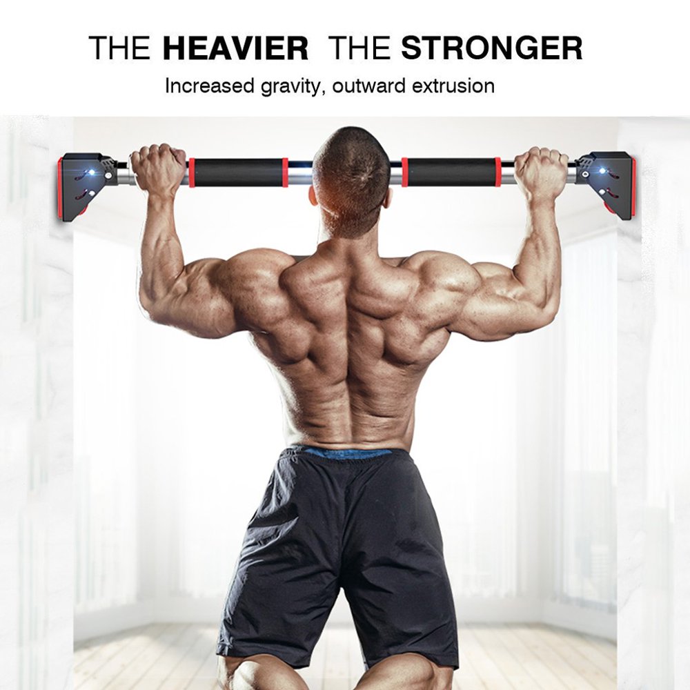 Pullup Bar, Screwfree Door Exercise Bar, Adjustable Width Exercise