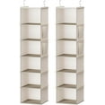 thumbnail image 1 of Organisateur Suspendu pour Garde-Robe Étagère Garde-Robe Rangement Suspendu avec Poches Latérales, 1 of 7