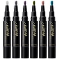 thumbnail image 2 of Nail Polish Pen Set, 6-Piece Water-Based Quick-Dry Nail Art Pens with Brush Tip, No UV LED Lamp Needed, 5 ml DIY Manicure Kit, 2 of 5