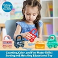 thumbnail image 2 of Gkdoms Montessori Juguetes De Aprendizaje Clasificar Y Combinar Cerraduras Y Llaves Actividad Sensorial En El Automóvil para Niños Pequeños Juguete Motor Fino Gracias Regalos De Cumpleaños para Niños, 2 of 5