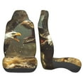 thumbnail image 4 of Fotbe Dinosaur Bald Eagle Pattern Automotive Seat Covers for Cars Trucks and SUVs – Car Seat Covers for Front Seats,Protective Seat Covers,Vehicle Seat Covers, Set of 2, 4 of 9