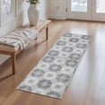 thumbnail image 4 of Washable Kitchen Runner Rug 2x5 ft Non Slip Soft Low Profile Kitchen Rug with PVC Backing, Modern Abstract Geometric Floral Rug for Kitchen Sink, Hallway & Laundry Room, 4 of 6