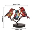 thumbnail image 3 of Dvkptbk Décorations d'Oiseaux Décorations d'Oiseaux Colorées Décoration pour la Maison Décorations Pendentifs d'Oiseaux en Forme de Fleur Décorations de Groupe d'Oiseaux Déco Maison, 3 of 7