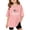 1-Pink211, variant on Byoo Graphic Shirts for Toddler Girl America's 250th Anniversary Active Letter Print Short Sleeve T-Shirt Casual Soft Tee， 3-4 Years