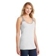 thumbnail image 4 of District Juniors Varsity Tank-2XL (White/ Heathered Grey), 4 of 6
