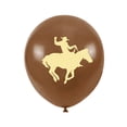 thumbnail image 5 of NBPOWER 18 Pcs Western Cowboy Balloons Cowboy Theme Party Decorations, 12 Inch Birthday Party Latex Balloons for Birthday Wedding Party Baby Shower Cowboy Party Supplies Indoor Outdoor, 5 of 7